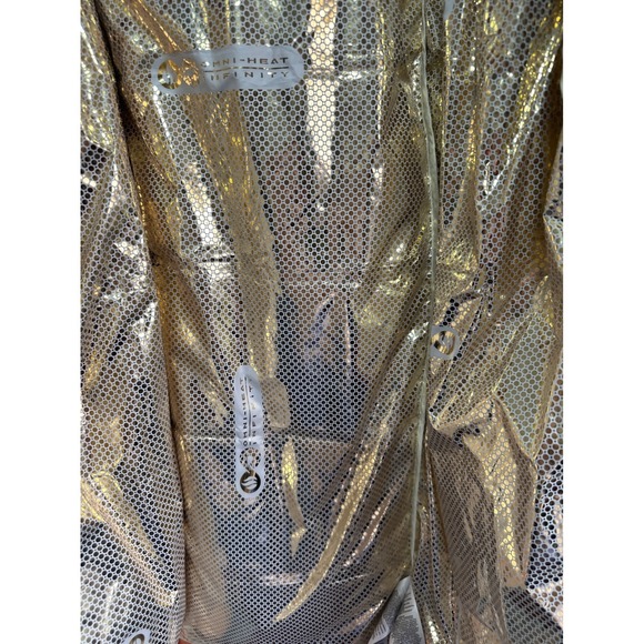 Columbia Women's Insulated Long Puffer Coat Hooded Cream Brown Omni-Tech - Picture 9 of 15